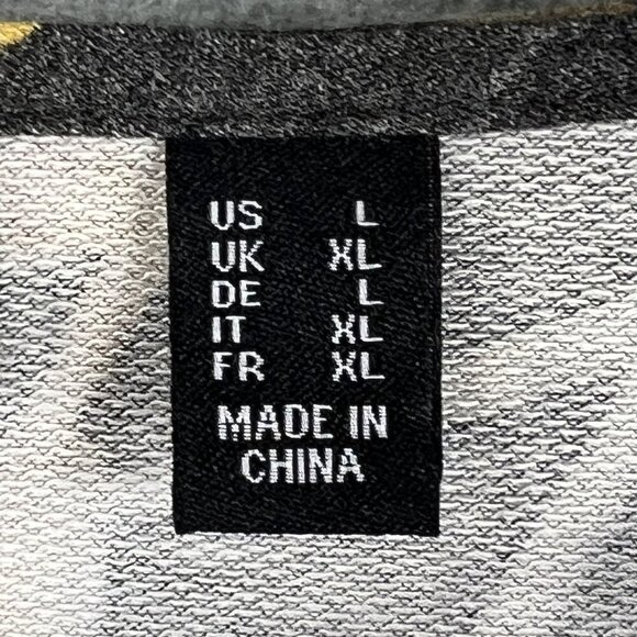 Susan Graver Weekend L Muted Floral 3/4 Sleeve Ring Detail Pullover Comfort Top - Picture 6 of 12